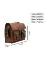 Genuine Leather Laptop Crossbody Business Messenger Men's Office Briefcase Bag